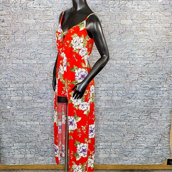 As U Wish Floral Shorts Jumper Dress Size Small - Picture 8 of 9